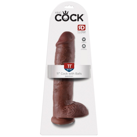 KC 11  Cock with Balls Brown