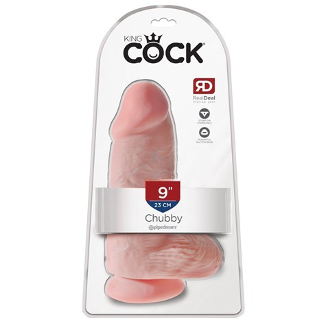 Dildo z przyssawką Chubby 23 cm King Cock
