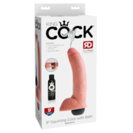 Dildo z funkcją wytrysku 23 cm King Cock
