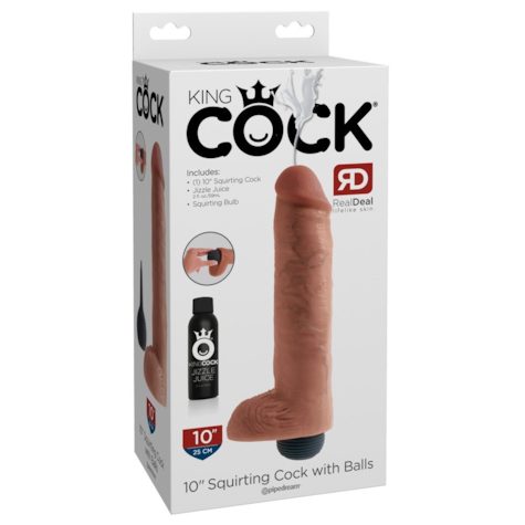 KC 10  Squirting Cock with Bal