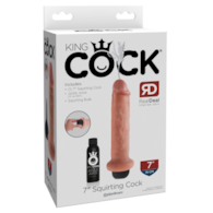 Dildo z funkcją wytrysku 22 cm King Cock