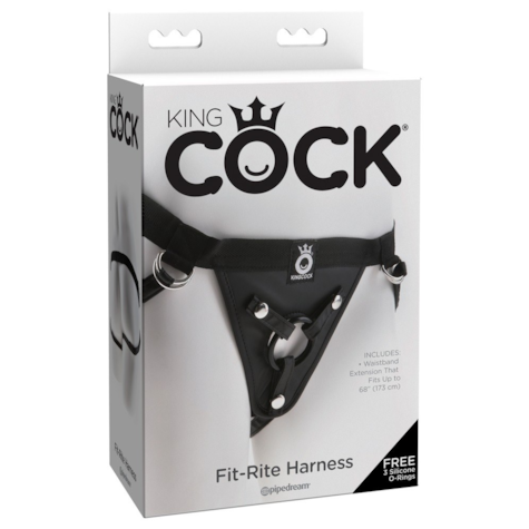 KC Fit Rite Harness Black