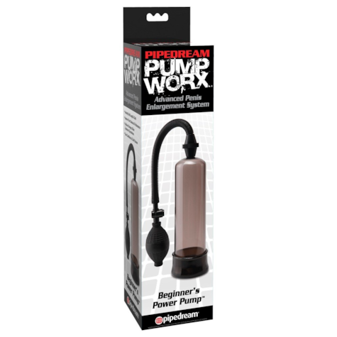 Pompka do penisa dla początkujących Pipedream Pump Worx czarna
