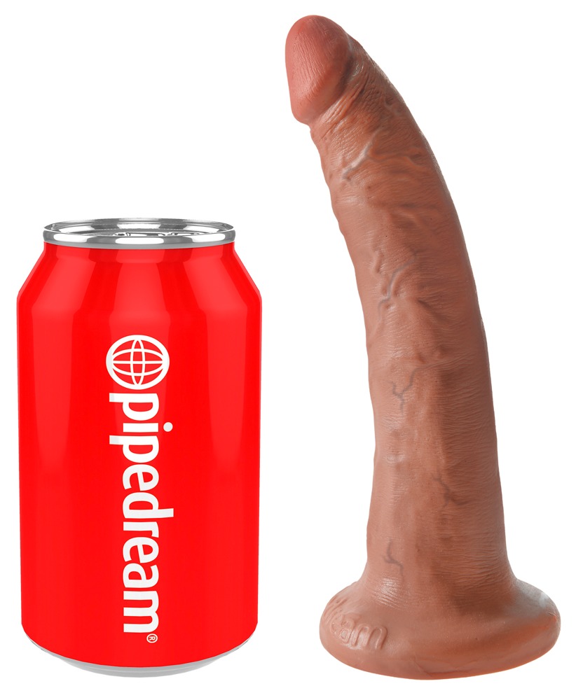Dildo z przyssawką 18 cm King Cock — zdjęcie 2