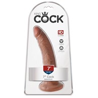 Dildo z przyssawką 18 cm King Cock