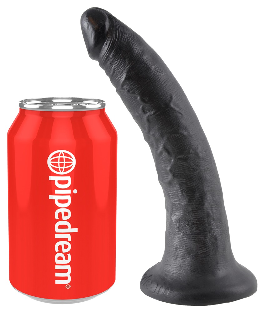 Dildo z przyssawką 18 cm King Cock — zdjęcie 2