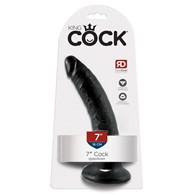 Dildo z przyssawką 18 cm King Cock