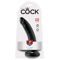 Dildo z przyssawką 18 cm King Cock