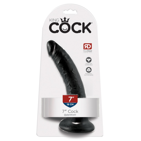 Dildo z przyssawką 18 cm King Cock