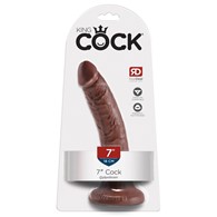 Dildo z przyssawką 18 cm King Cock