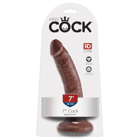 Dildo z przyssawką 18 cm King Cock