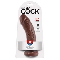 Dildo z przyssawką 20 cm King Cock