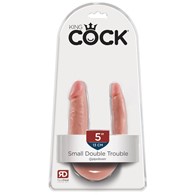 Dildo dwustronne 30 cm King Cock