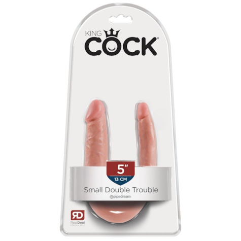 Dildo dwustronne 30 cm King Cock