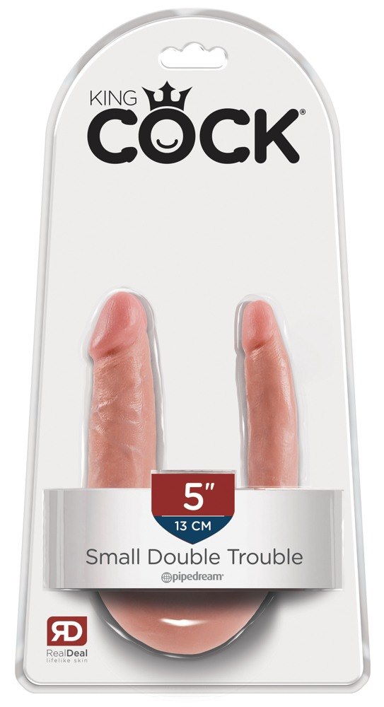 Dildo dwustronne 30 cm King Cock