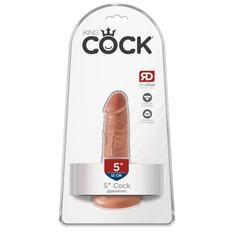 Dildo z przyssawką13 cm King Cock