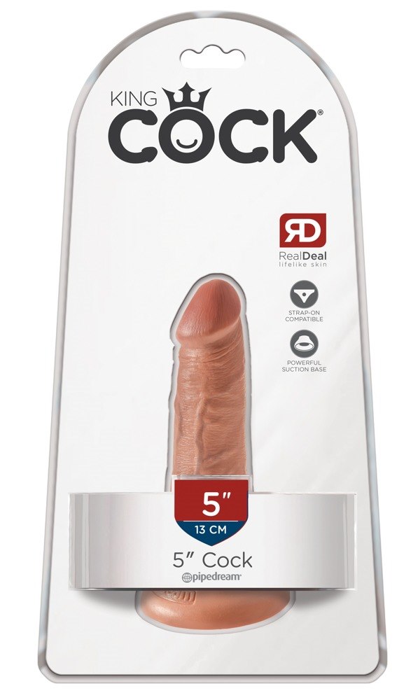 Dildo z przyssawką13 cm King Cock