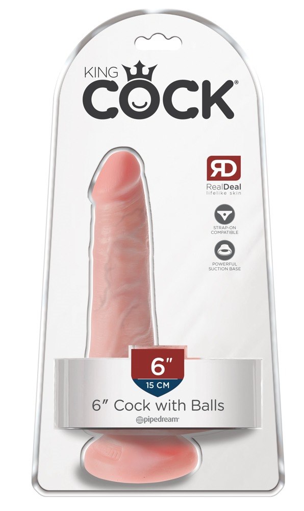 Dildo z przyssawką 15 cm King Cock