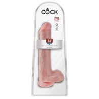 Dildo z przyssawką 33 cm King Cock