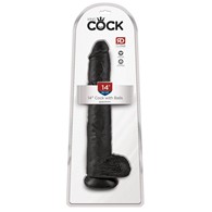 King Cock 14  Cock w Balls Dar