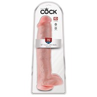 Dildo z przyssawką 38 cm King Cock