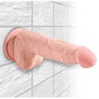 Dildo Triple Density 3D z przyssawką 17,8 cm King Cock