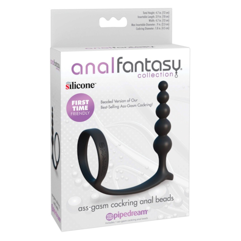AF Ass-Gasm Cockring Anal Bead