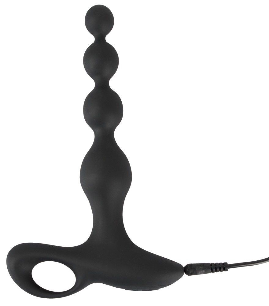 Koraliki analne z wibracjami 20 cm Black Velvet — zdjęcie 3
