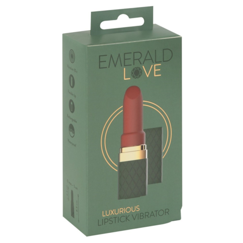 Wibrator Luxurious Lipstick 8,5cm Emerald Love