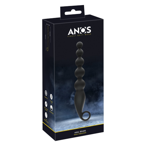 Koraliki analne z wibracjami 22cm ANOS