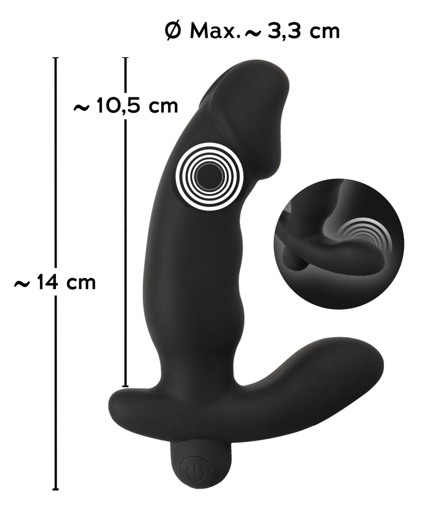 Korek analny z wibracjami 14cm Anos — zdjęcie 8