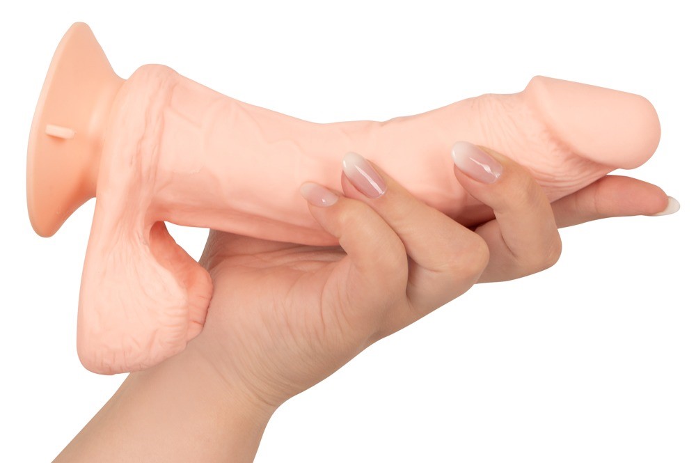 Dildo z przyssawką 20,8cm Nature Skin — zdjęcie 9