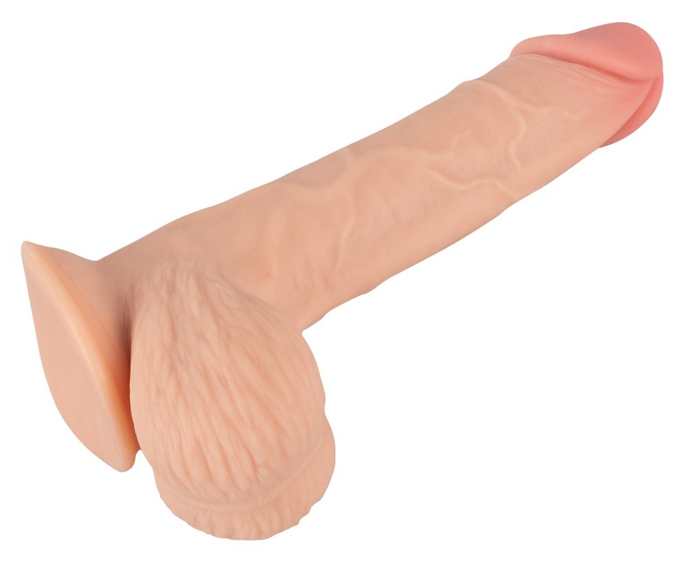 Dildo z ruchomą skórą 18,7cm Nature Skin — zdjęcie 5