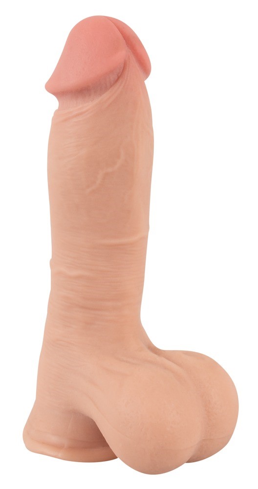 Dildo z ruchomą skórą 19,9cm Nature Skin — zdjęcie 2