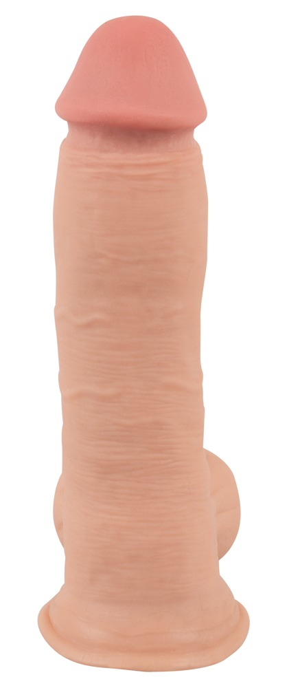 Dildo z ruchomą skórą 19,9cm Nature Skin — zdjęcie 3