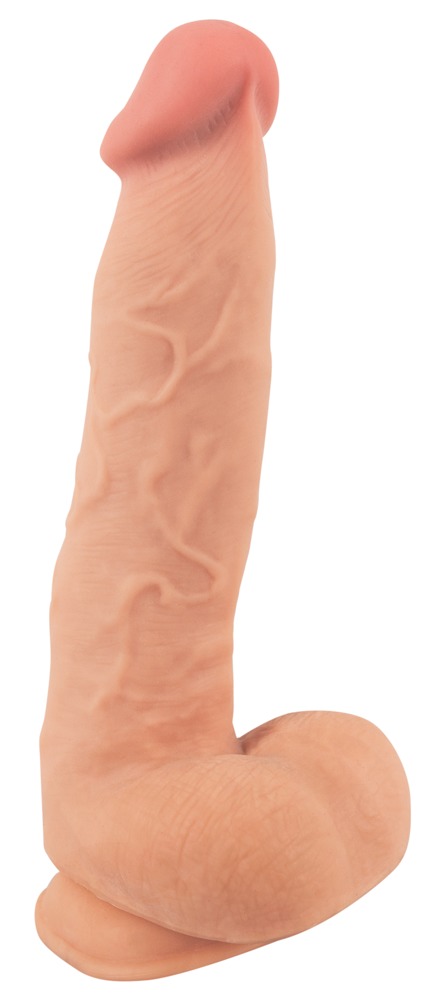 Dildo z ruchomą skórą 24,7cm Nature Skin — zdjęcie 2
