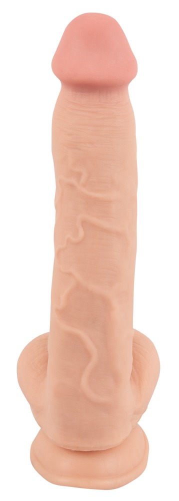 Dildo z ruchomą skórą 24,7cm Nature Skin — zdjęcie 3