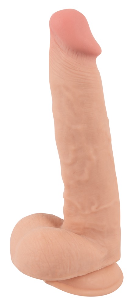Dildo z ruchomą skórą 24,7cm Nature Skin — zdjęcie 4