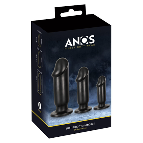 Korki analne 3szt. Anos