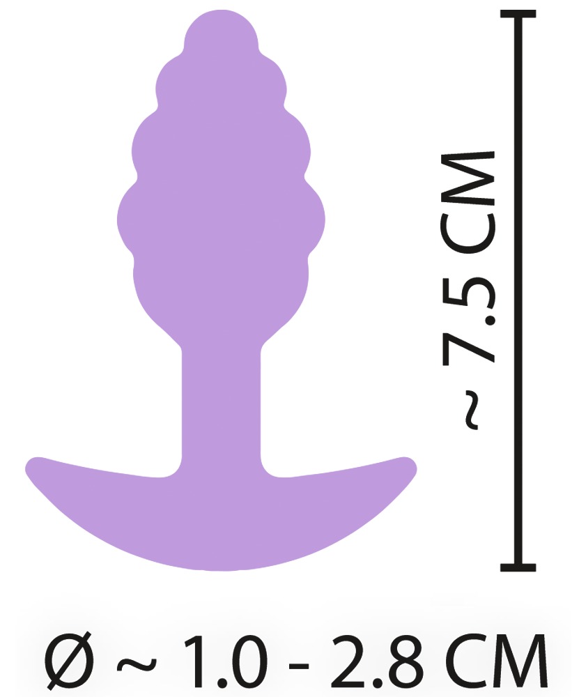 Korek analny 7,5cm Cuties — zdjęcie 8