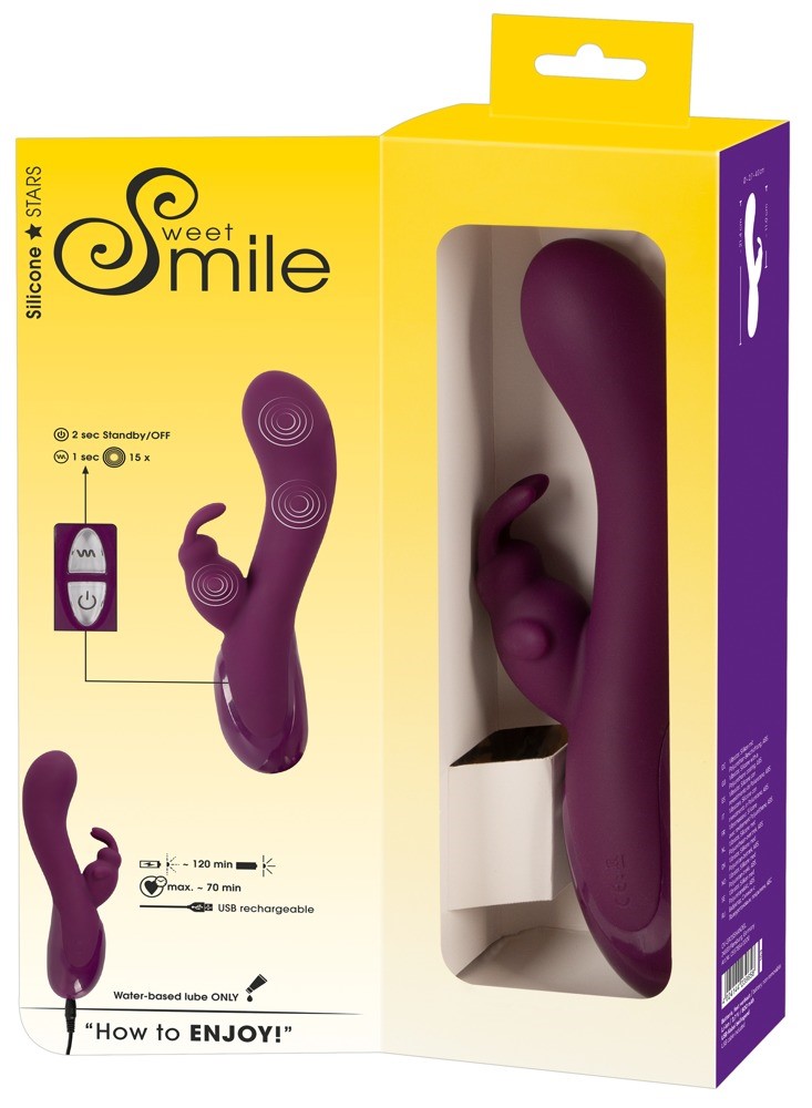 Wibrator do punktu G 21,4cm Sweet Smile — zdjęcie 5