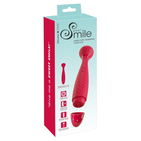 Masażer z funkcją pulsowania 22,7cm Sweet Smile