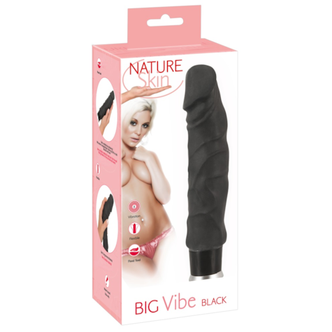 Wibrator - Nature Skin - Big Vibe, czarny