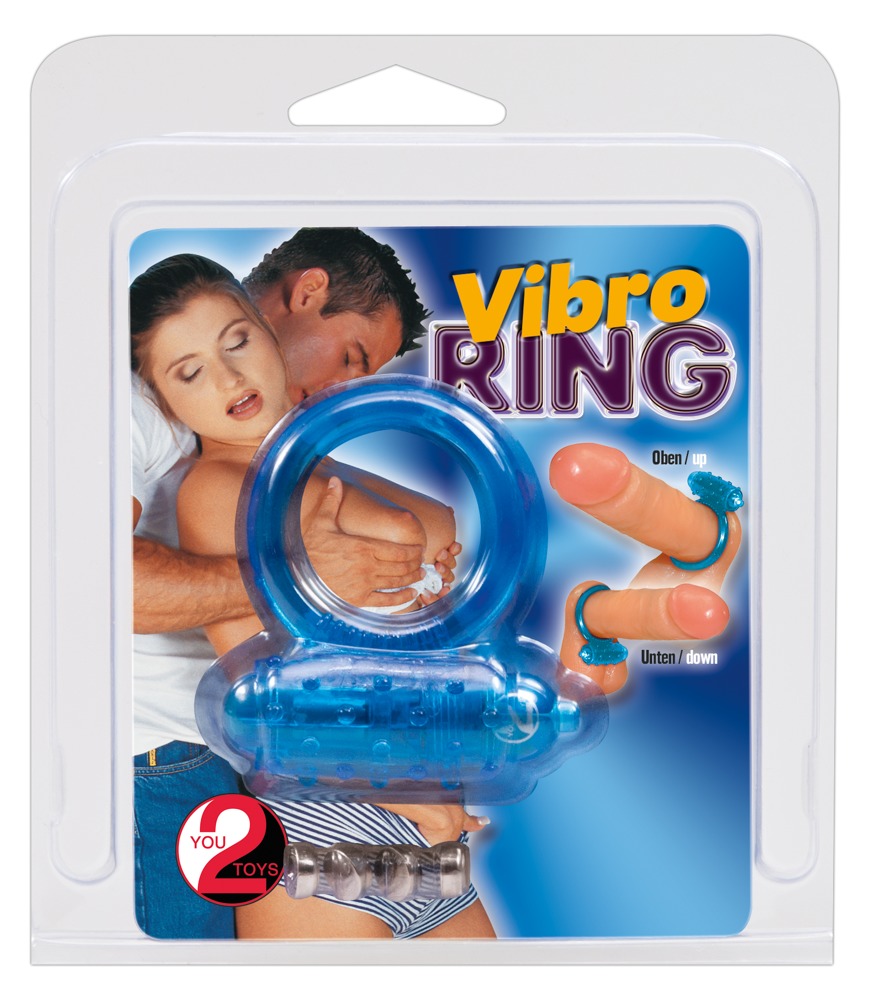 You2Toys - Piercieñ z wibracj¹ lazurowy