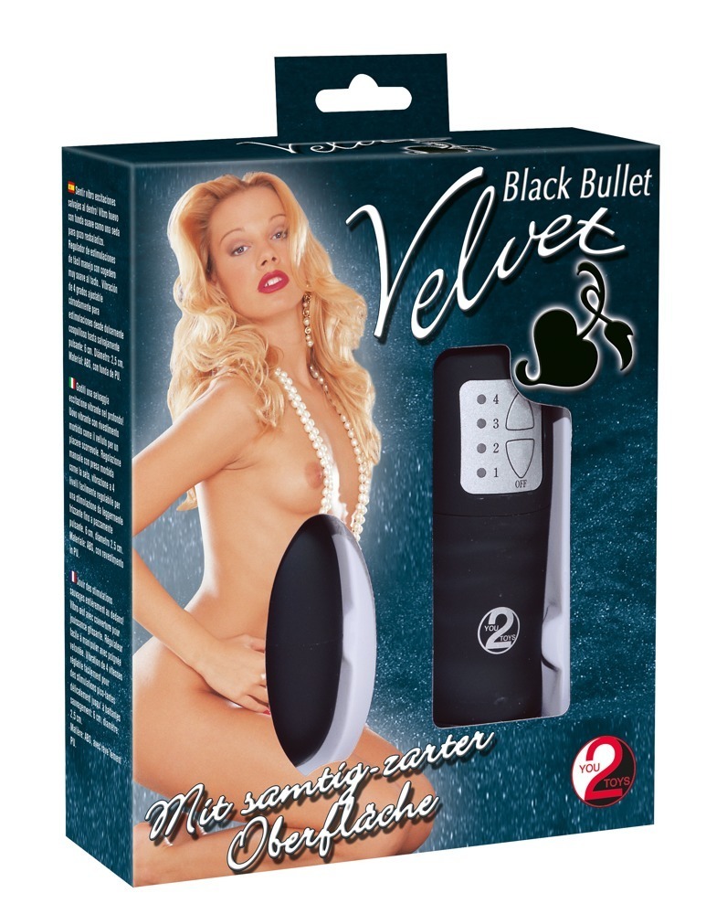 You2Toys - Wibruj¹ce jajeczko - Velvet bullet black