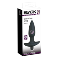 Korek analny silikonowy z 5 poziomami wibracji Black Velvets