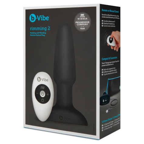 b-Vibe rimming Plug Black