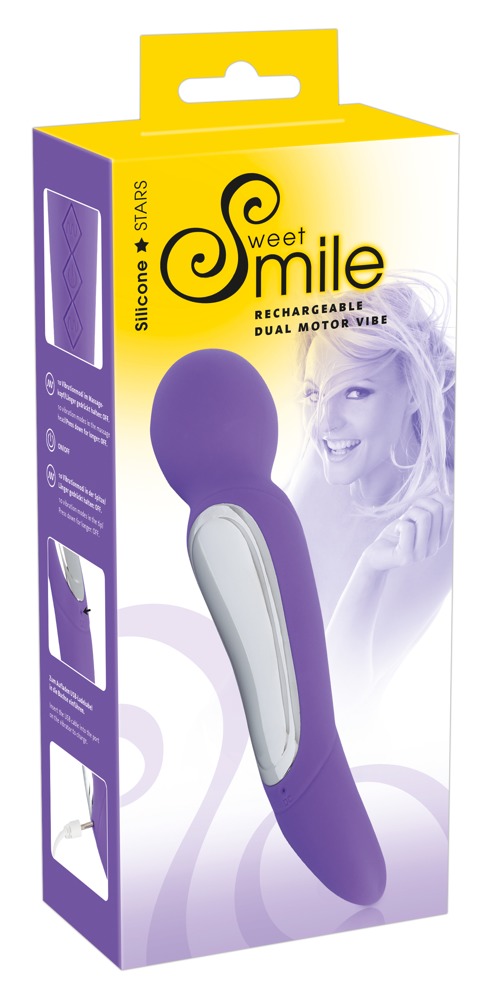 Sweet Smile - Wibrator Smile z dwoma silniczkami