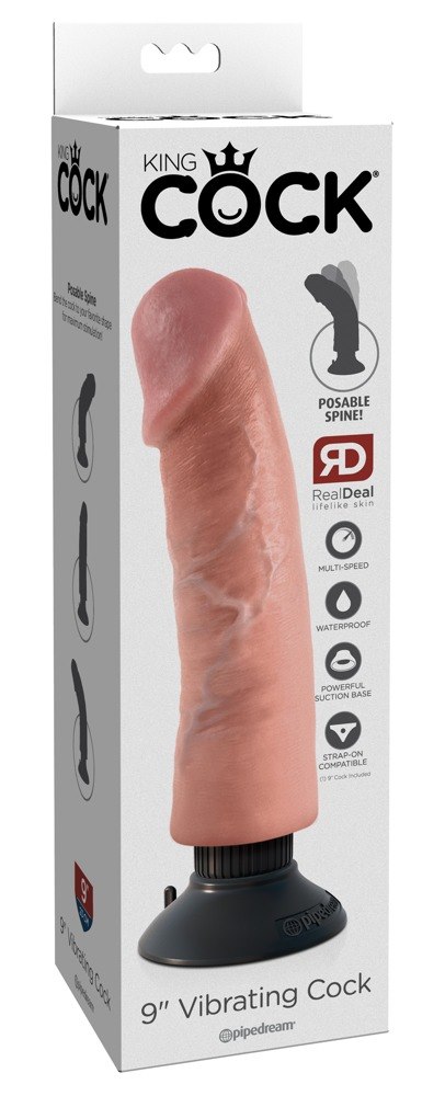 Wibrator King Cock z przyssawką 20,4cm