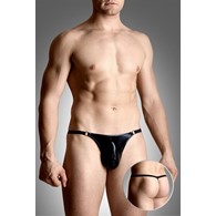 Mens thongs 4487 czarny